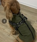 Dog Winter Coat With Harness Built-in   Waterproof Dog Jacket Zipper Fleece 250