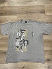 Y2k Vtg Snoop Dogg Tupac Biggie Ludacris Gray T-shirt Tee Hip Hop Sz Xxl