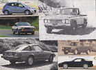 74 Lot Mazda Vehicles Including Sports Cars  Unique Variety Of Magazine Clips