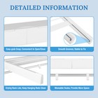 Folding Laundry Clothes Storage Drying Rack Retractable Dryer Hanger Wall-mount 