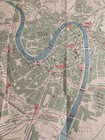 Vtg Map Verona Italy  Attractions Travel Brochure Pamphlet
