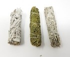 Sage White Cedar   Blue Smudge Sticks Sampler 3 Pack  house Cleansing 