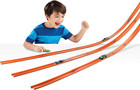 Hot Wheels Toy Car Mega Track Set Pack  87 Component Building Parts For 40-ft Of