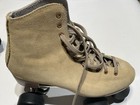 Sure-grip Super X51 Men s Size 8 Tan Suede Roller Skates Usa Made