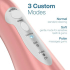Aquasonic Water Flosser Cordless Rechargeable For Teeth Clean Rose Gold