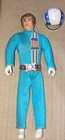 1972 Ideal Evel Knievel 7    Figure W blue Outfit  Helmet   Belt-all Vintage