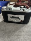 Vintage Kodak Tourist Camera Folding Lens W brown Leather Case Usa Excellent