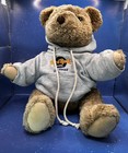 Vtg 1990s Hard Rock Hotel Las Vegas 17 Inch Jointed Teddy Bear With Hoodie