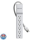 Belkin 6-outlet Commercial Power Strip Surge Protector With 2 5ft Cord  555 J