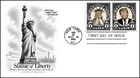 Liberty   Lunacy  trump  - Faux Fdc Cover  artistamp  Faux Postage  Cinderella 