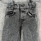 Vintage 90s Little Levis Black Stone Washed Jeans Kids Size 4 Slim 9x22 Usa
