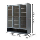 Freestanding Shoe Rack Storage Cabinet Entryway Slippers Organizer Plant Shelf