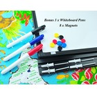 Lockways 48  X 36  Magnetic Dry Erase White Board With Pen Tray