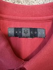Vintage Nike Golf Men s Polo Shirt L Regular Red Short Sleeve Button Logo