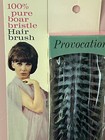 Vtg 1965 Provocation Hair Brush 100  Pure Boar Bristle New In Box