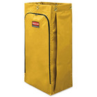 Rubbermaid Commercial 1966881 34 Gal 17 5  X 33  Cleaning Cart Bag - Yel New