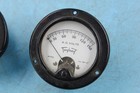 Two Vintage Triplett Ac Volt And Ammeter Gauges