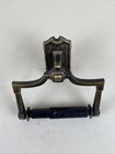 Amerock Carriage Antiqued Brushed Brass Toilet Paper Holder Vintage