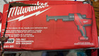 Milwaukee 2641-20 M18 18 Volt Cordless 10 Oz Caulk And Adhesive Gun  bare Tool 