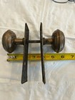 Antique  Taylor   Boggis Foundry Antique  1885 Door Knobs Solid Brass Beautiful