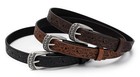 Western Leather Boys Belts With Kids Detachable Buckle 1 Inch Cowboy Cowgirl