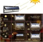 Solar Power 118 Led Wall Light Outdoor Pir Motion Sensor Garden Security Lamp