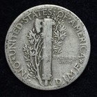 1930 Mercury Silver Dime Good   Vg Free Shipping 