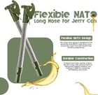 Ultimate Long-nose Flexible Jerry Can Spout nozzle  Perf Color  Military Green
