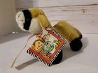 Vtg Black Footed Ferret Plush K m International Stuffed Animal Realistic 7 