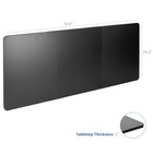 Vivo Black 71 X 30 Inch Universal Table Top For Sit To Stand Desk Frames