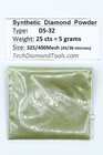 Techdiamondtools Diamond Powder 325 Grit 45-38 Microns  25 Cts - 5 Grams