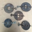 Lot Of  5  Antique 6    8  Metal Wood Stove Flue Damper Griswold  Vogelzang  Etc