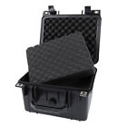 Tactical45 Plastic Case With Foam Black Padded Camera Gear Hard Carrying Case
