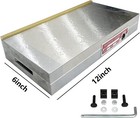 Permanent Magnetic Chuck  12inx6in Rectangular Fine Pole Magnetic Chuck