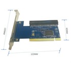 Pci To Isa Board 32-bit Pci To 8-bit Isa Adapter Card With Extension Cord