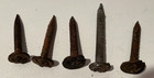 Vintage Railroad Date Nails Metal Distressed Train Track Nail Lot Of 5