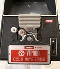 Vtg Vernon Dual Deluxe 8 Movie Editor  Compatible For Regular 8 Super 8 Single 8