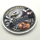 The Final Cent Tribute Rip 232 Years Philadelphia Penny  2d Flat  Coin Medal D26