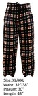 New Mens Flannel Fleece Pajama Pant Lounge Pants Black Red White Xl xxl
