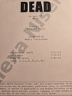 Fear Walking Dead Alexa Nisenson Production Script 507 Charlie   Atx Panel Badge