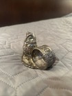 Vintage Silver Plate Figural Napkin Ring Owl