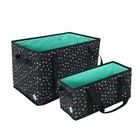 Creative Memories Set Of 2 Rainbow Dots Small And Medium Tote Bags
