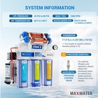 6 Stage 200 Gpd Aquarium Reverse Osmosis System Ro di  Pump   Hm Dm-1 Tds Meter