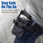 Travel Security Hidden Money Pouch Wallet Pocket Waist Belt Safe Non-metal