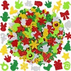 400 Pcs Foam Stickers  Glitter Stickers  8 Sheets Christmas