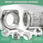 Magnetic Dryer Vent Connector Kit Airtight Seal Magnetic Dryer Vent Coupling