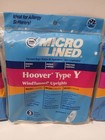 Lot Of 3 Hoover Type Y Vacuum Bags Micro Filtration 3 Packs  9 Bags Total 