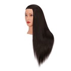 26 -28  Long Hair Mannequin Synthetic Fiber Hairdresser Practice Styling Trai   