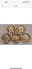 Five 5 Full Date Buffalo Nickels With Five Different Dates 