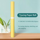 Yellow Translucent Vellum Tracing Paper Roll 17 5 Inch X 25 Yard Sewing